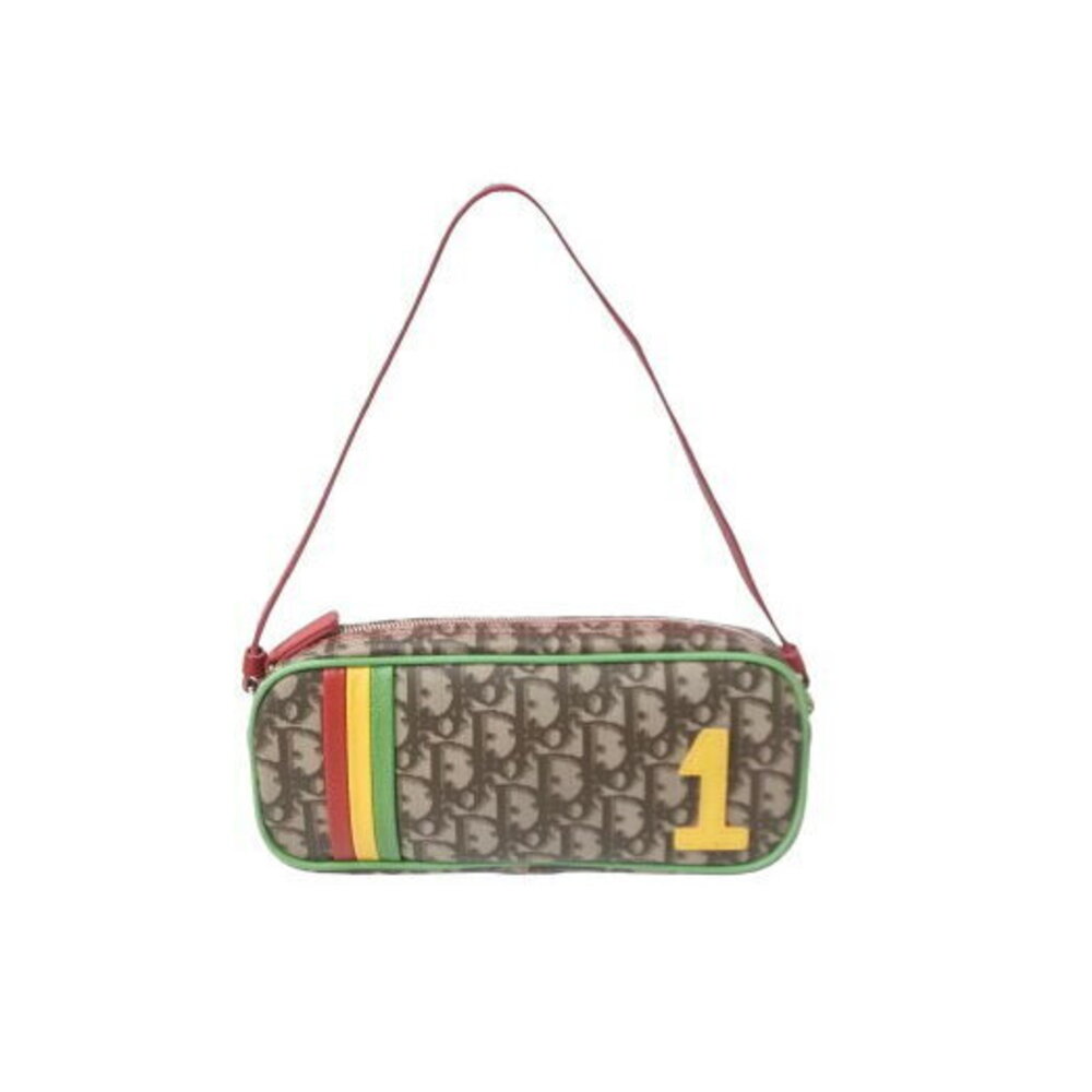 Christian Dior Trotter Rasta Brown Shoulder Bag